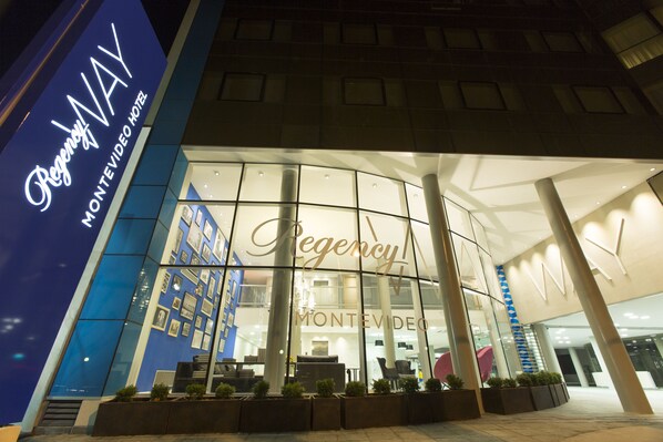 Front of property – evening/night