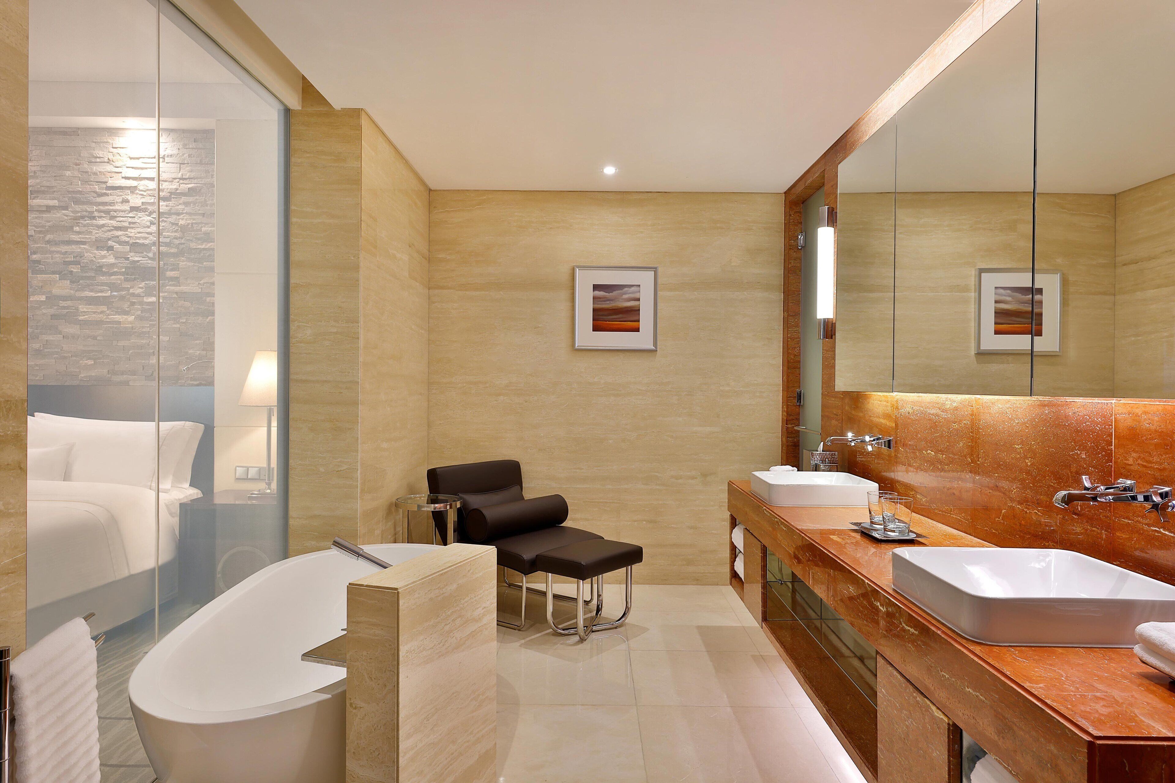 suite, 1 bedroom | bathroom | separate bathtub and shower, rainfall showerhead, free toiletries