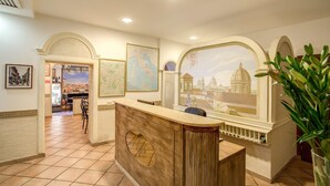 Check-in/check-out kiosk - Hotel Parlamento (Rome)