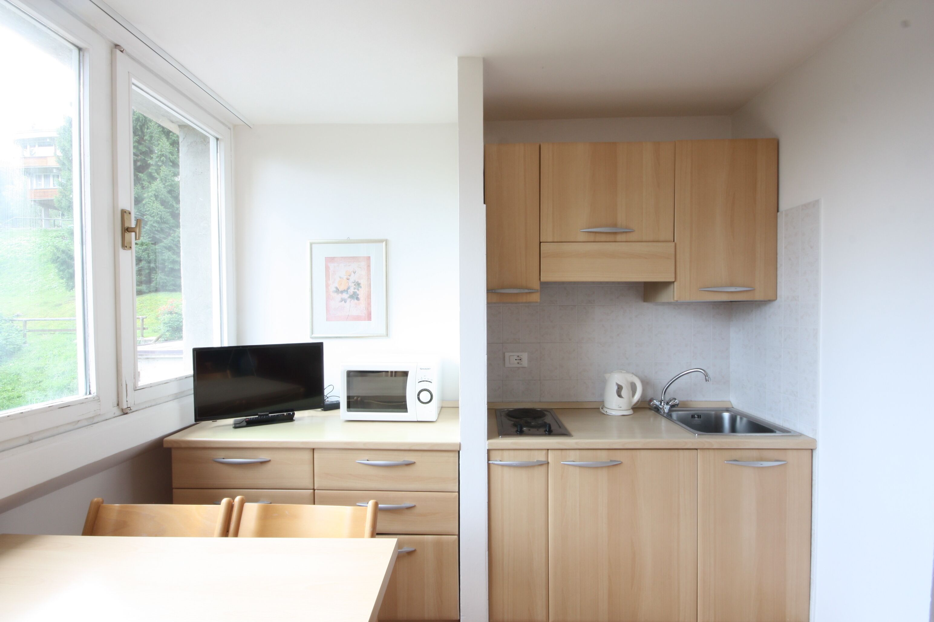 Studio | Private kitchen | Fridge, microwave, stovetop, coffee/tea maker