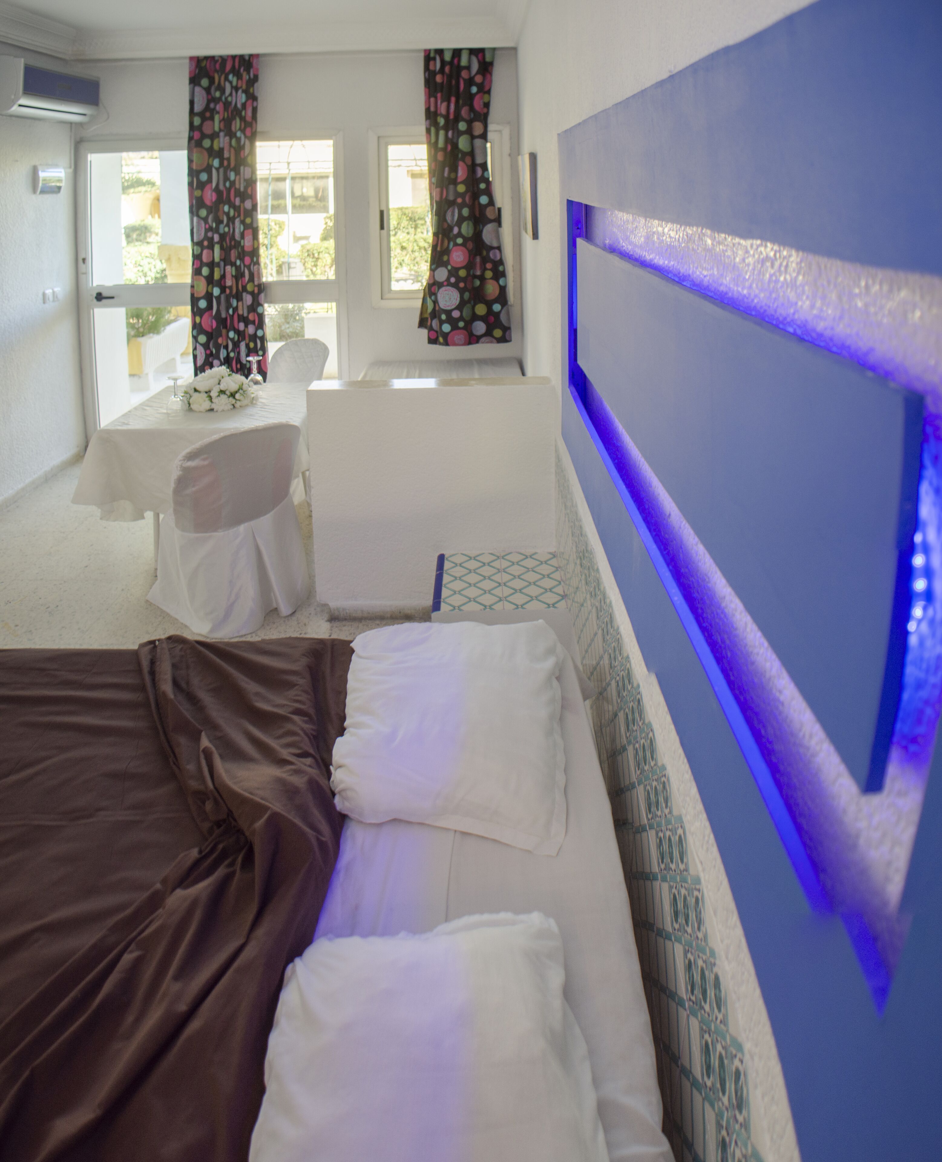 Minibar, in-room safe, blackout drapes, free cribs/infant beds