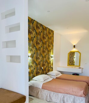 Minibar, in-room safe, blackout drapes, free cribs/infant beds