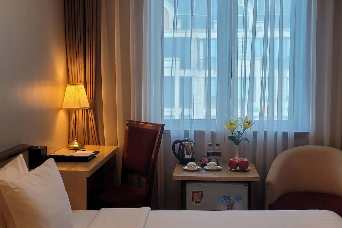 Literie de qualité supérieure, couette en duvet d'oie, minibar