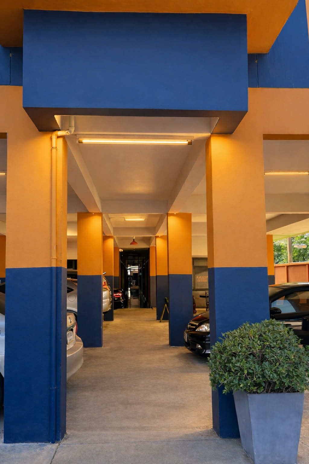 Fassade der Unterkunft