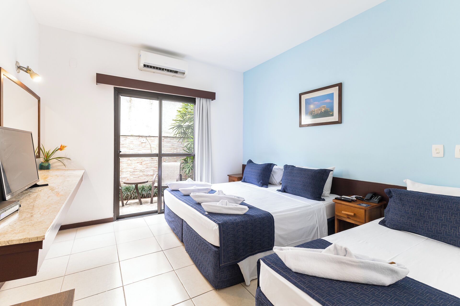Triple Room, Balcony | Minibar, in-room safe, blackout drapes, iron/ironing board (on request)