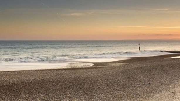 On the beach