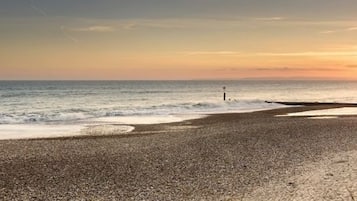 Aan het strand