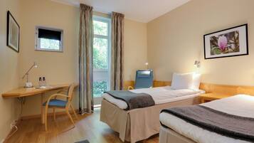 Hypo-allergenic bedding, desk, soundproofing, cribs/infant beds