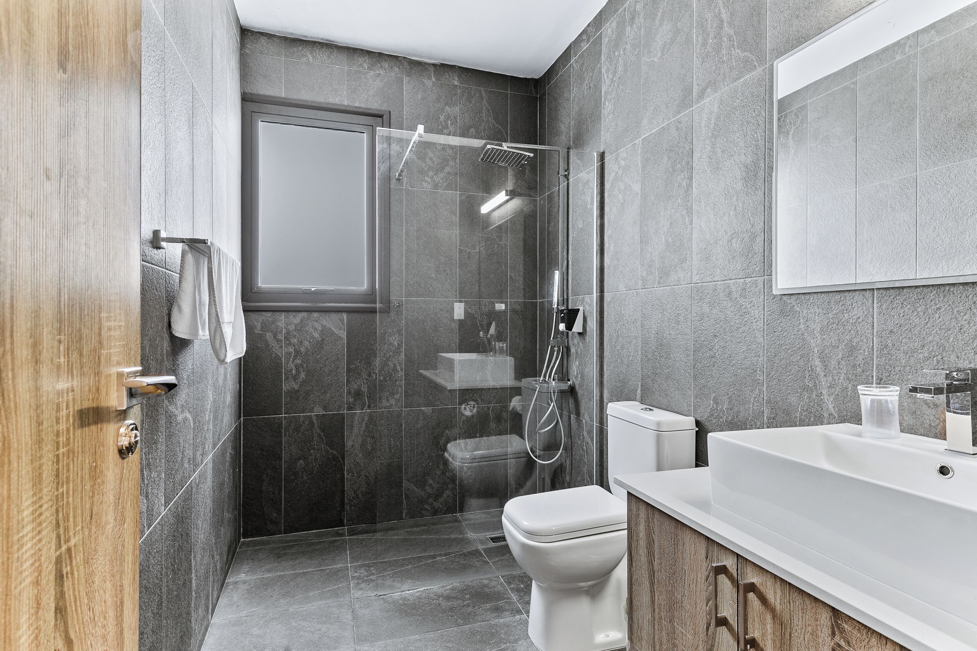 Family Villa, 4 Bedrooms, Private Pool, Sea View | Bathroom | Shower, free toiletries, hair dryer, towels