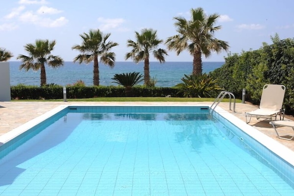 Exclusive Villa, 3 Bedrooms, Private Pool, Beachfront | Terrace/patio