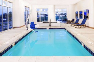 Una piscina techada