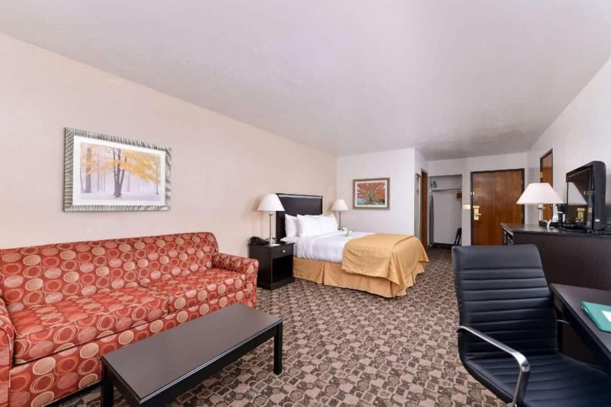 Desk, iron/ironing board, free cribs/infant beds, rollaway beds