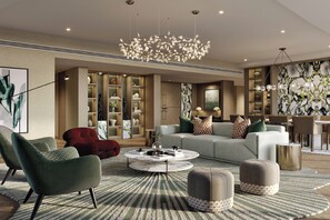 Luxe beddengoed, een minibar, een kluis op de kamer