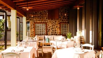 Local cuisine, garden views