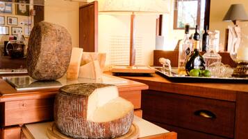 Local cuisine, garden views