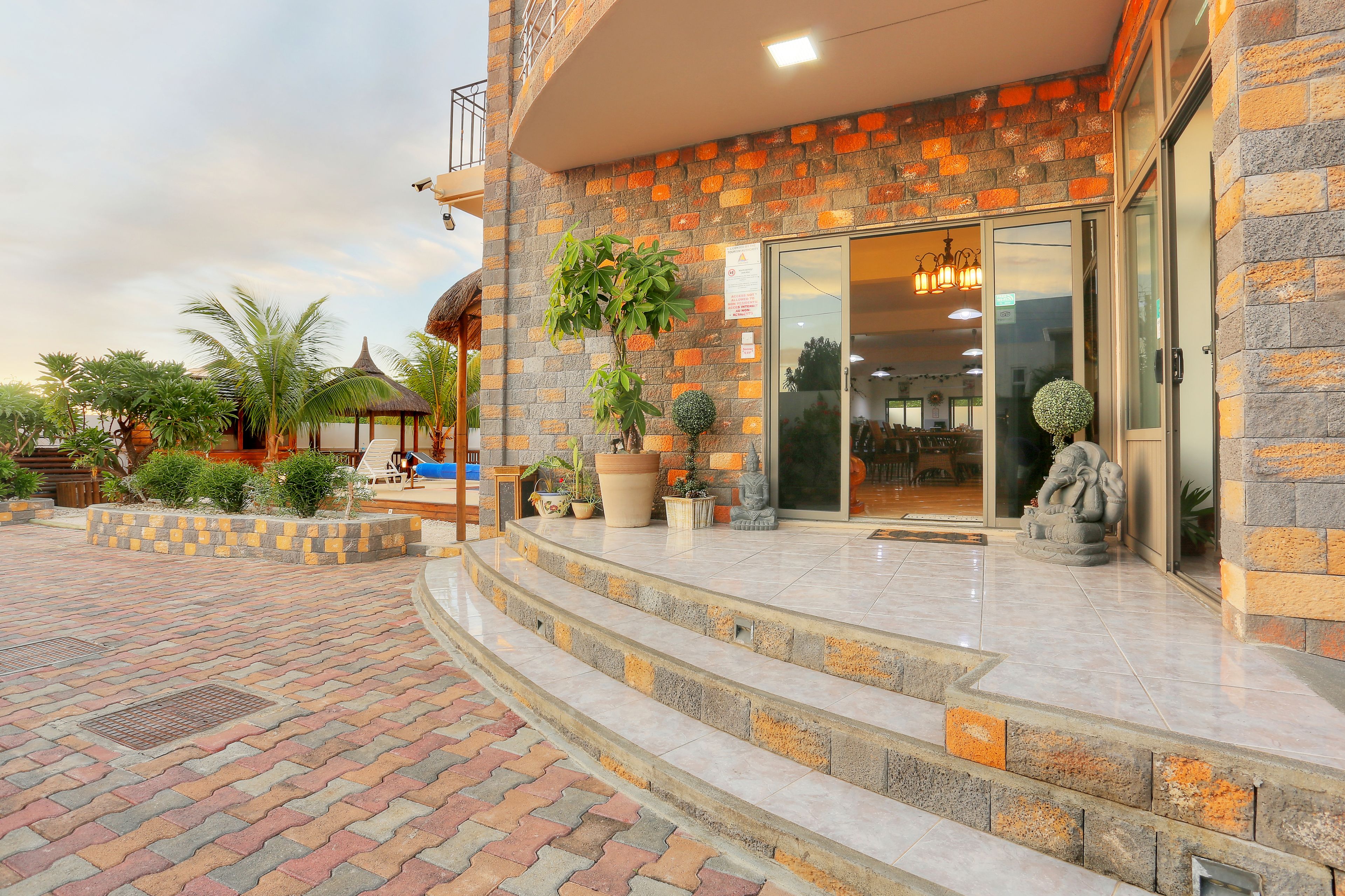 Facciata della struttura