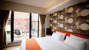 Cobertura, 1 cama King, terraço (Patio) | Cofres nos quartos, escrivaninha, cortinas blackout