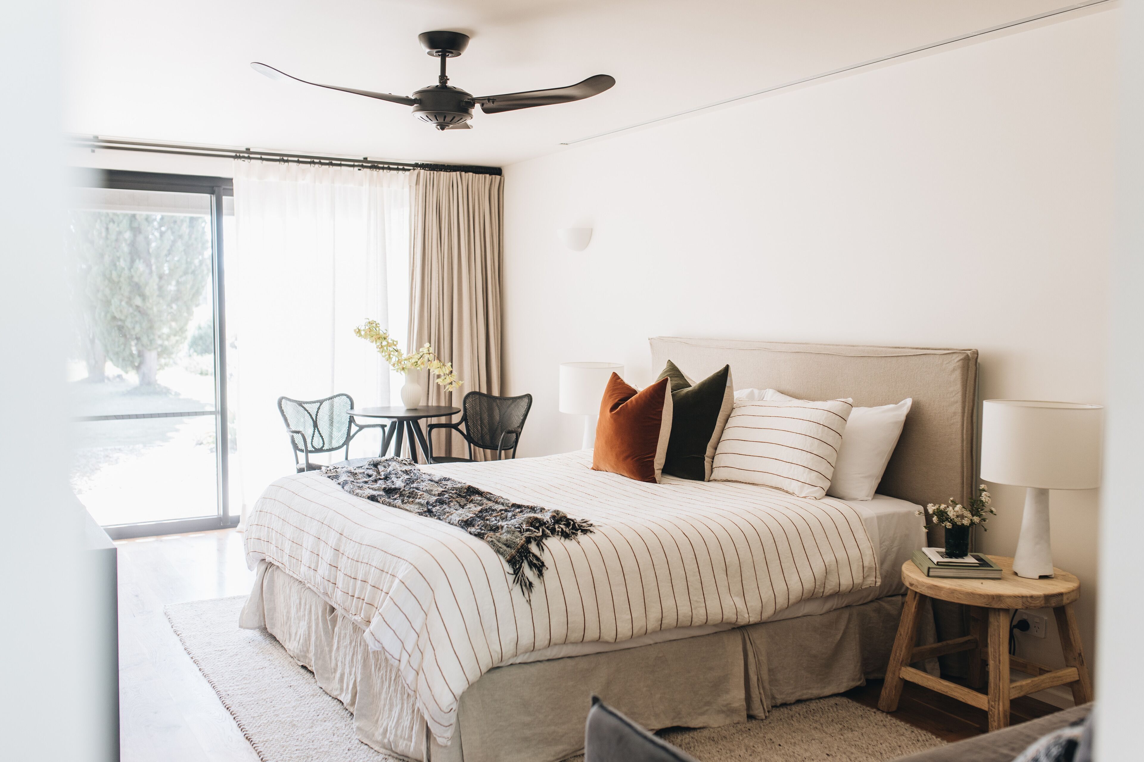 Premium bedding, memory foam beds, free minibar, blackout drapes