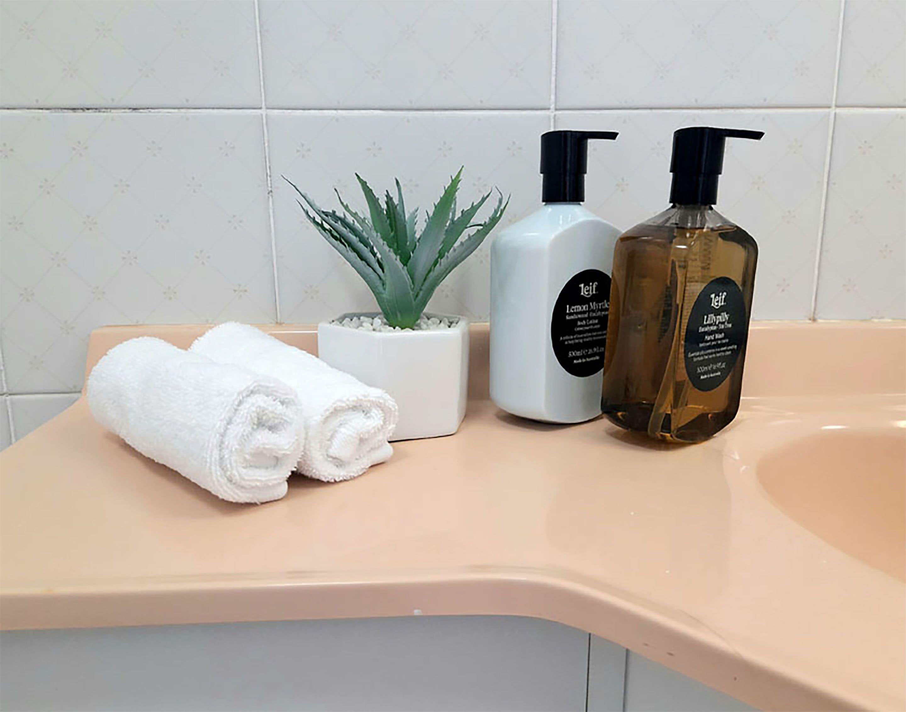 standard room | bathroom amenities | shower, rainfall showerhead, eco-friendly toiletries, hair dryer