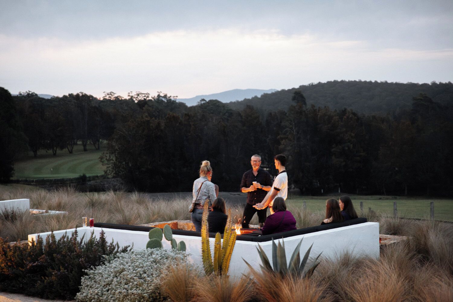 breakfast, lunch and dinner served