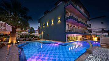 Fassade der Unterkunft