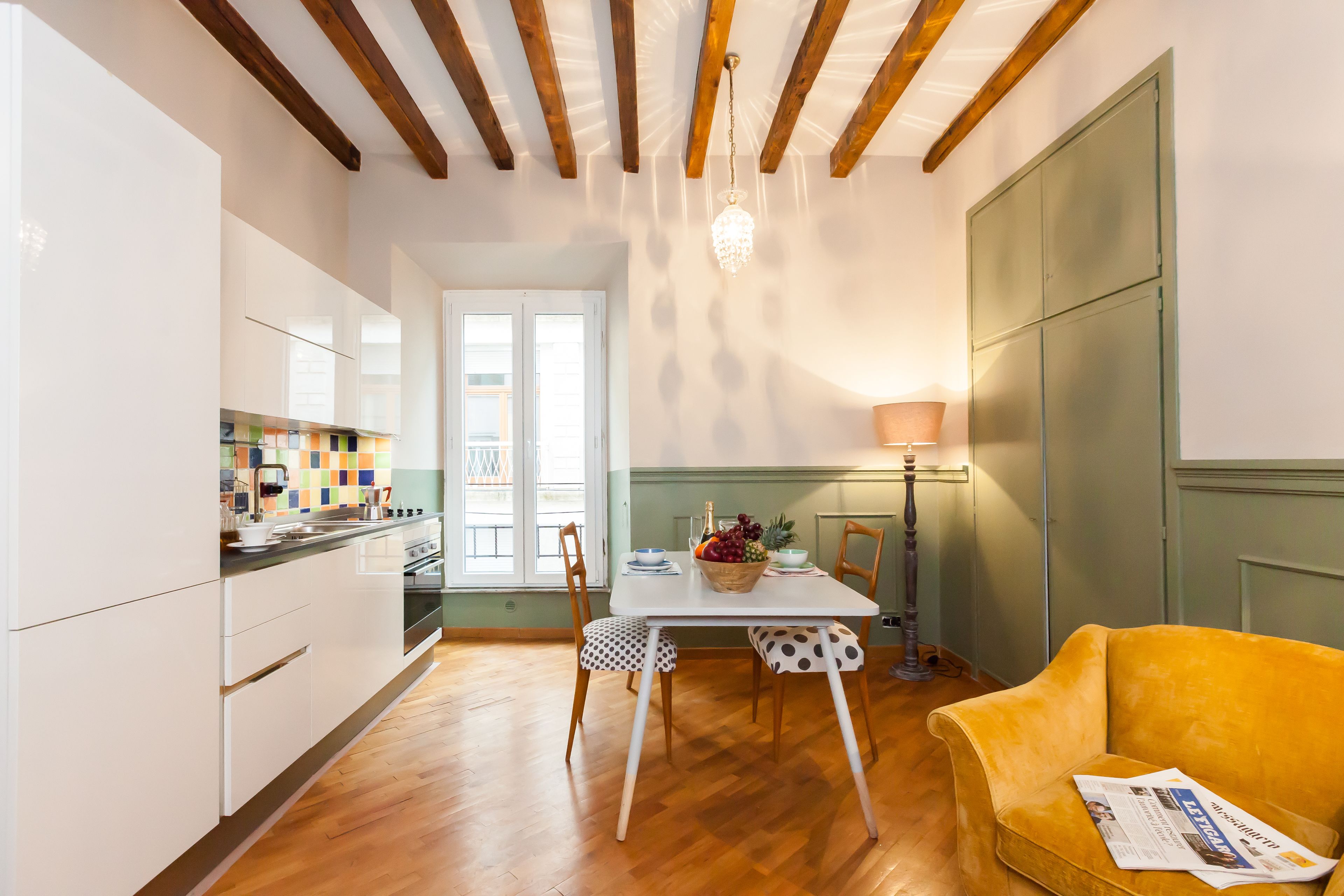 superior apartment | private kitchen | coffee/tea maker, electric kettle, eco-friendly cleaning products