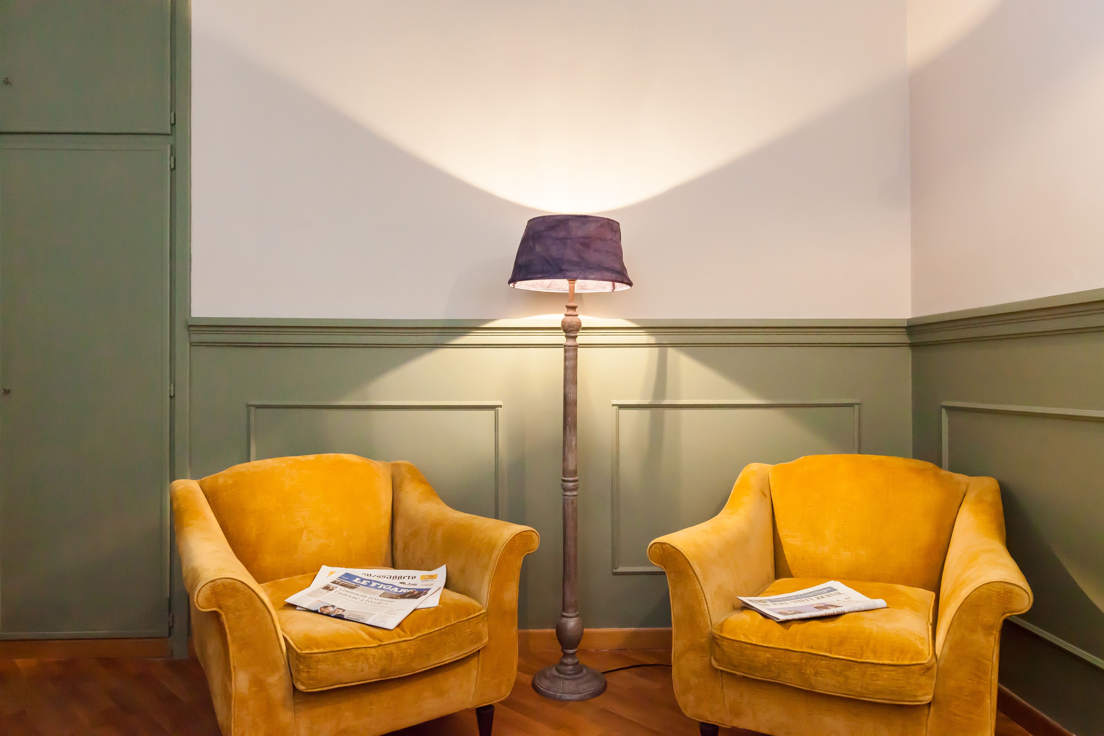 superior apartment | living area | flat-screen tv