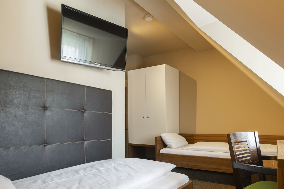 hypo-allergenic bedding, blackout curtains, soundproofing