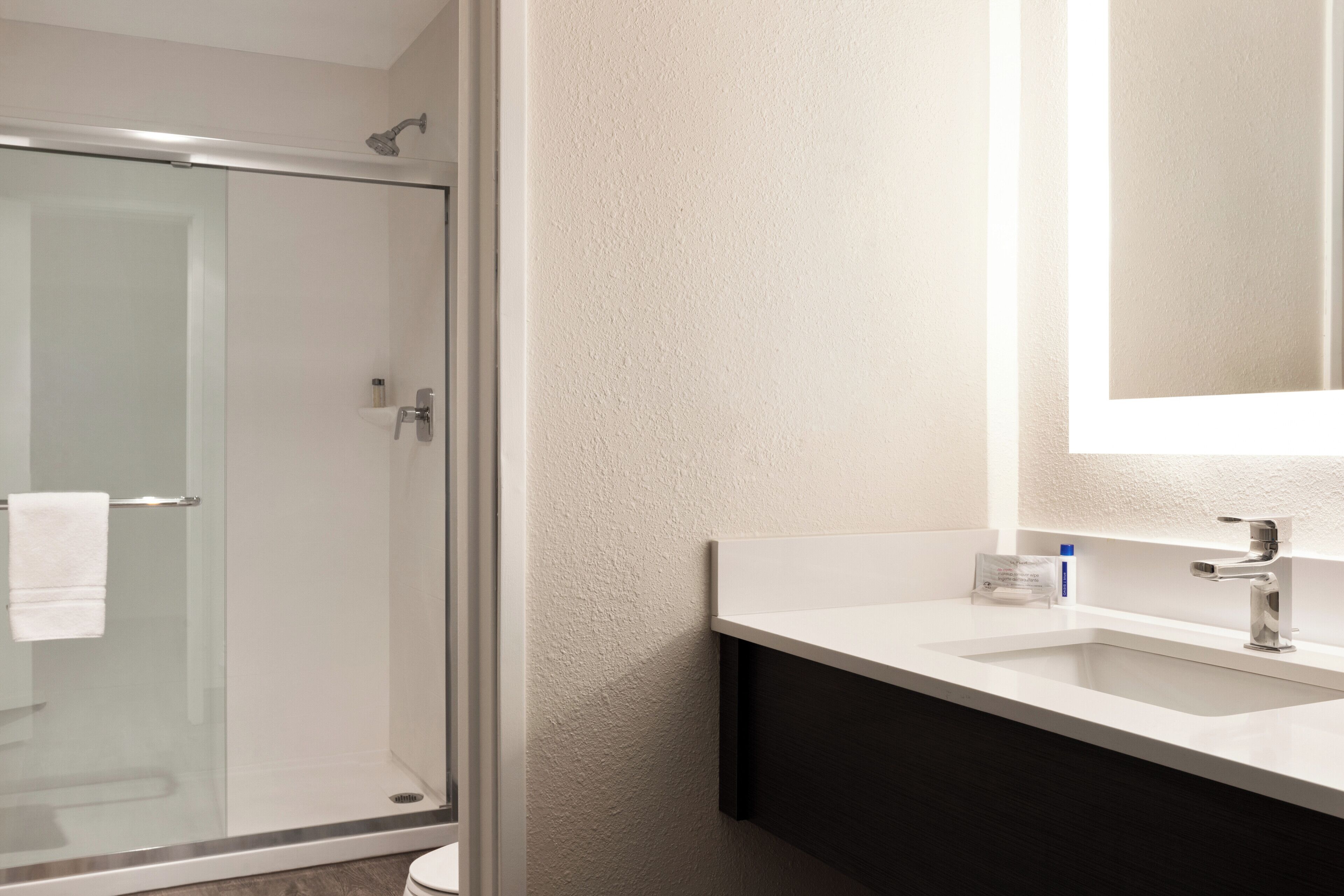 single queen first floor | down duvets, desk, laptop workspace, iron/ironing board