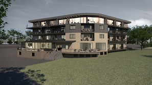Fassade der Unterkunft