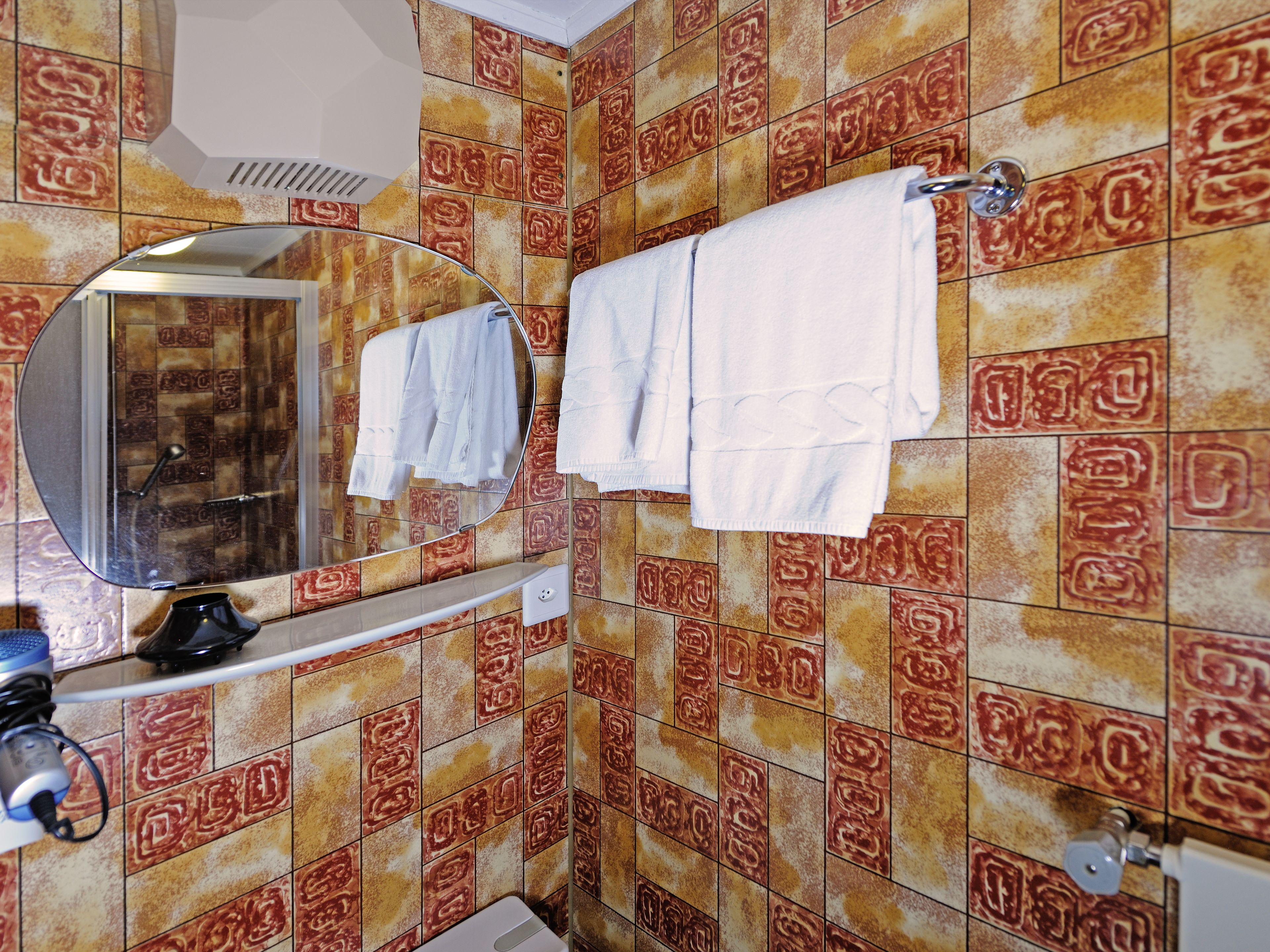 double room | bathroom shower