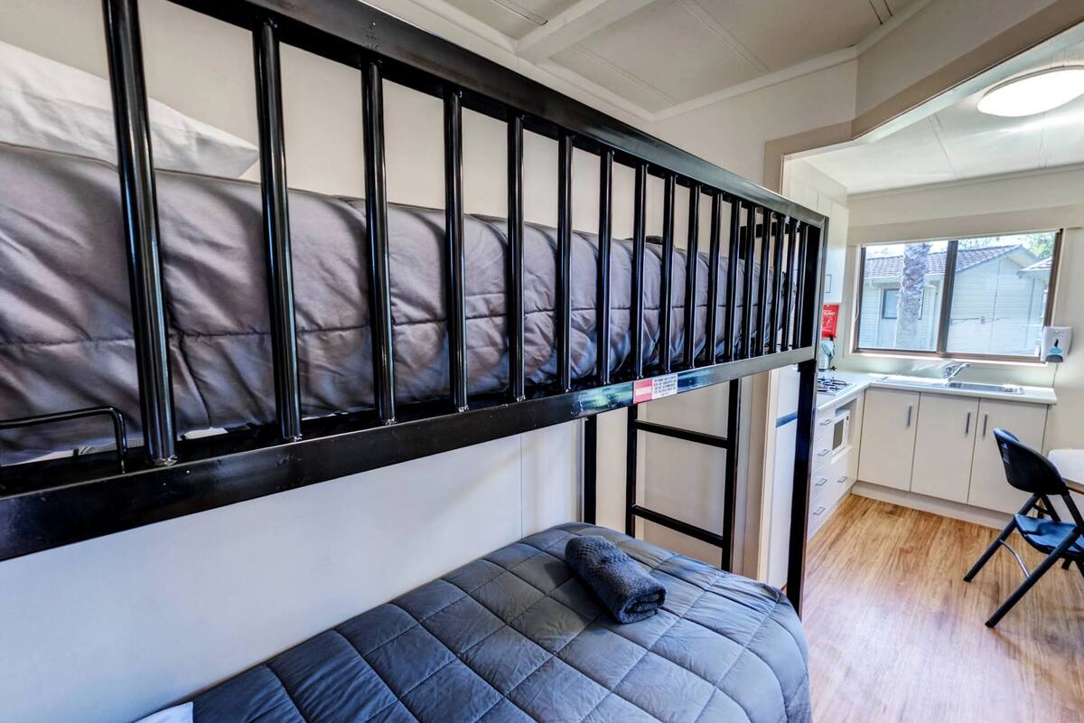 1 bedroom, fully air conditioned terrace apartment cabin | private kitchen | full-sized fridge, microwave, stovetop, coffee/tea maker