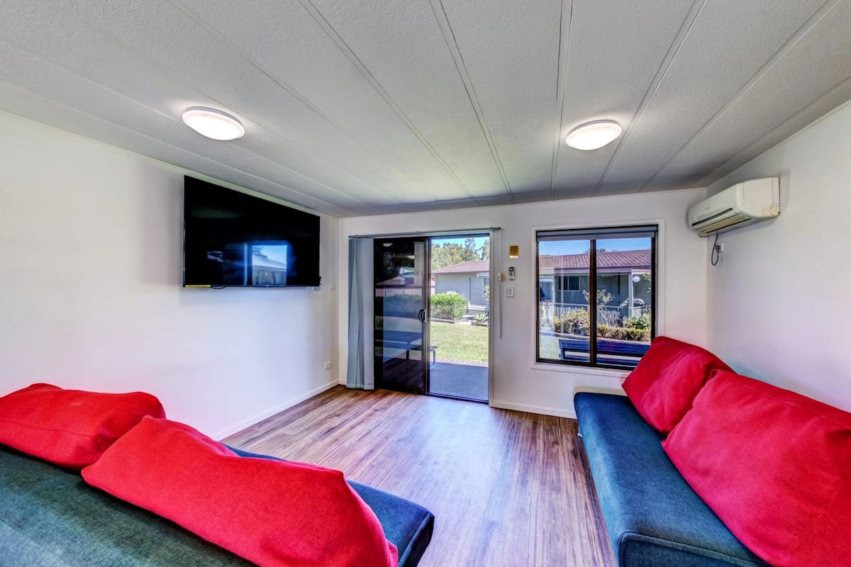 2 Bedroom Air Conditioned Cabin | Living area
