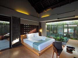 Two Bedroom Private Pool Villa | Premium bedding, in-room safe, desk, iron/ironing board