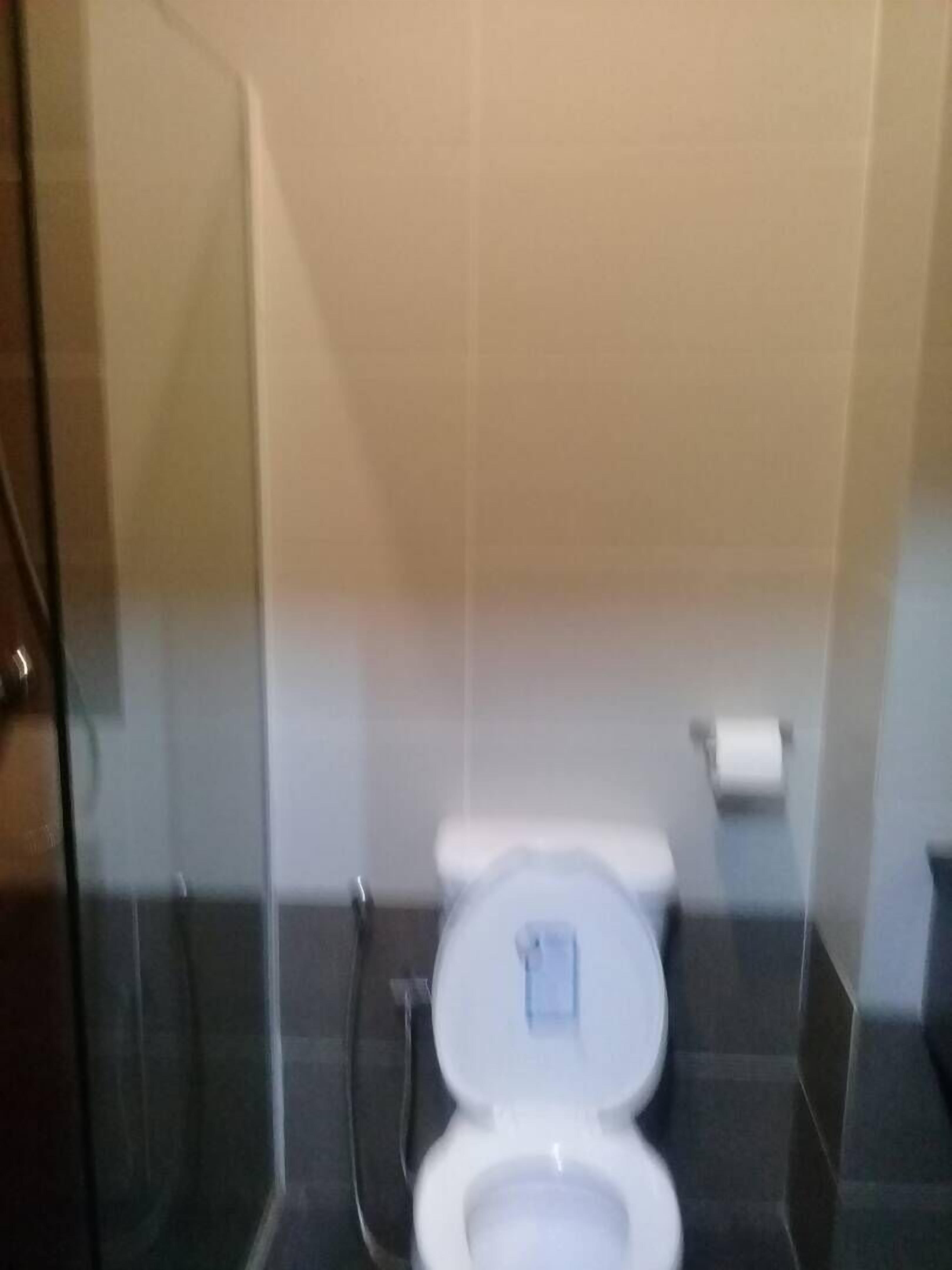 standard studio suite, 2 single beds | bathroom | towels, soap, toilet paper