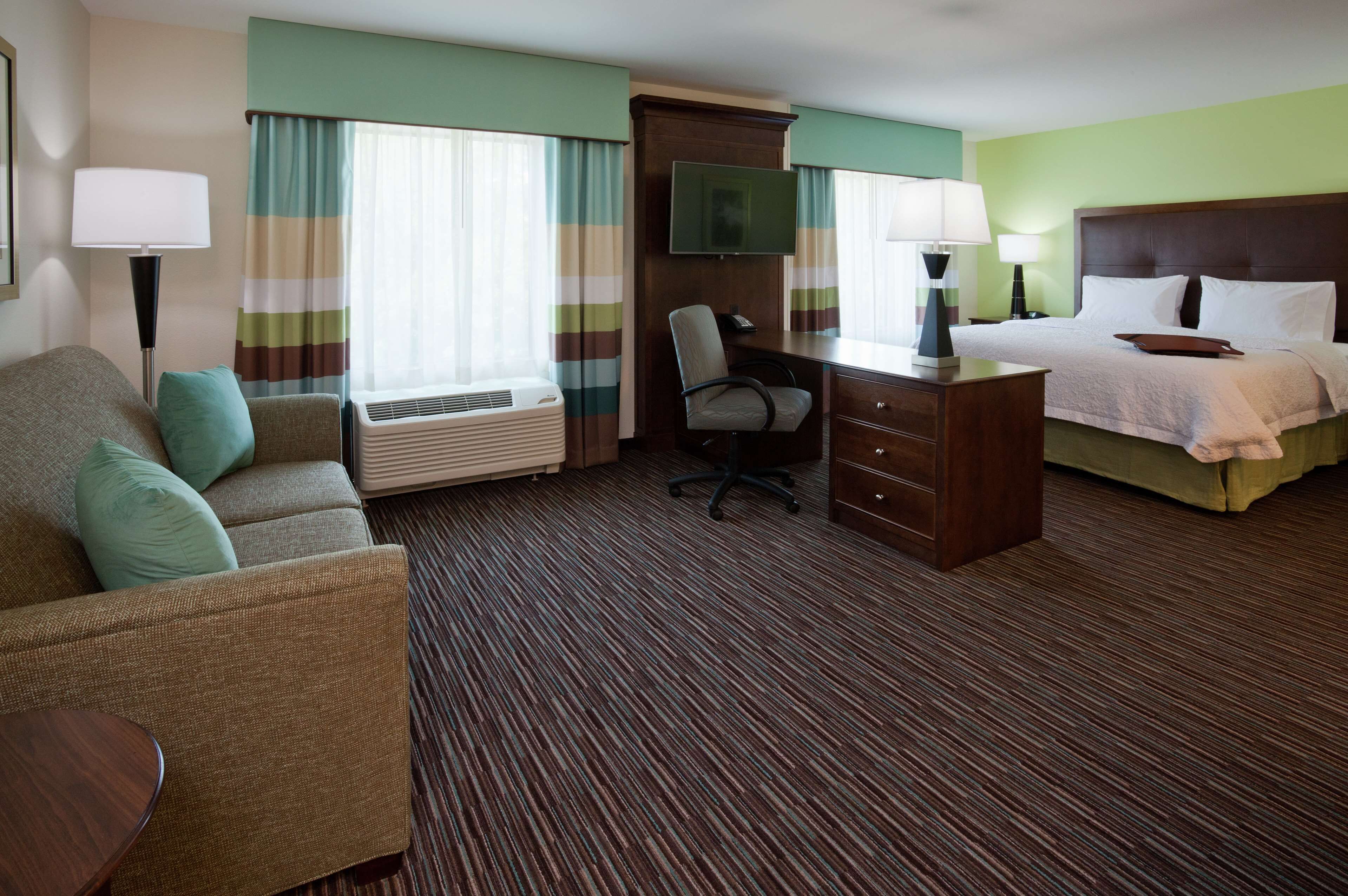 In-room safe, desk, laptop workspace, blackout curtains