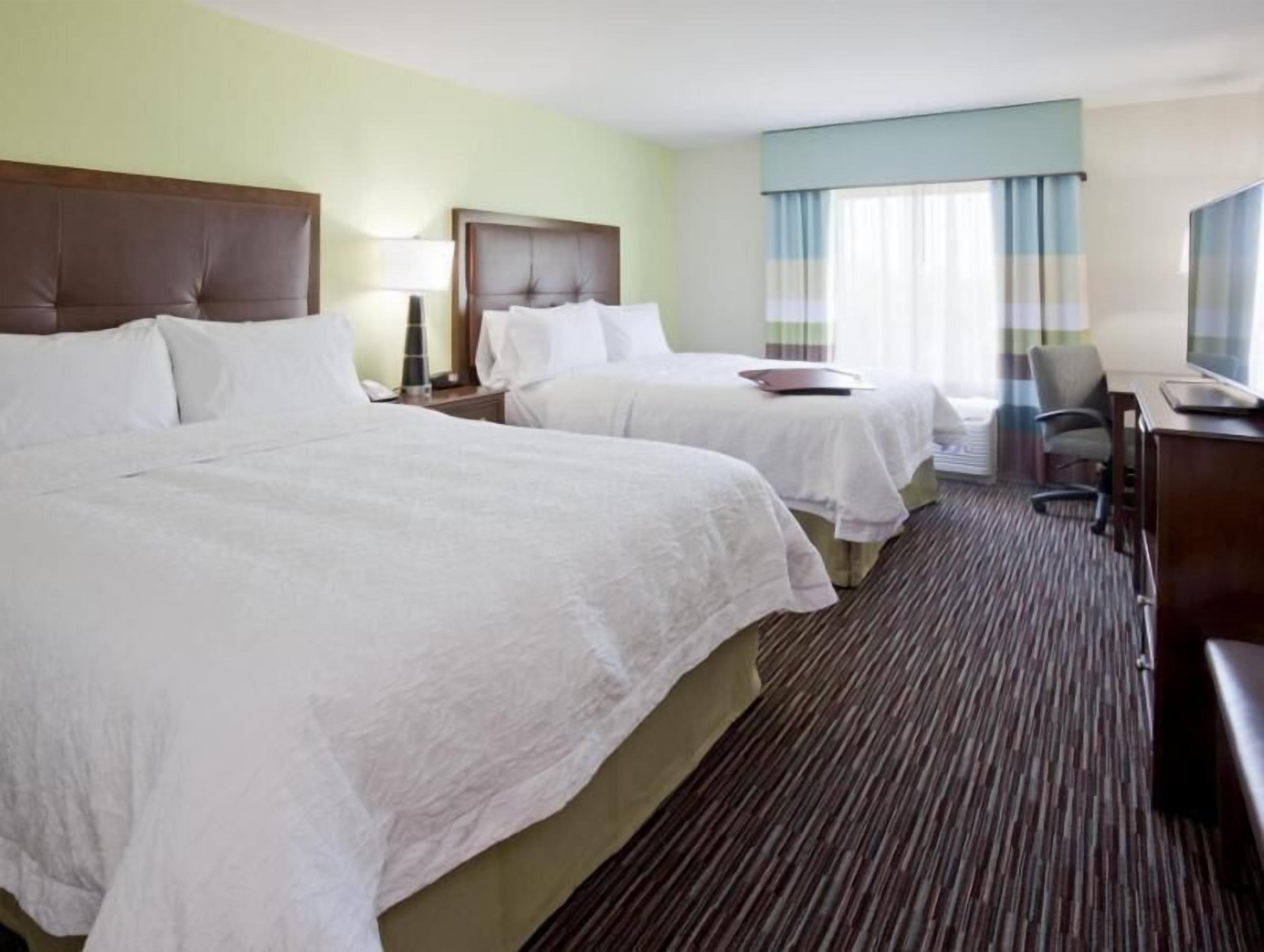 In-room safe, desk, laptop workspace, blackout curtains