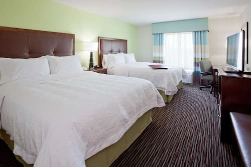 In-room safe, desk, laptop workspace, blackout curtains