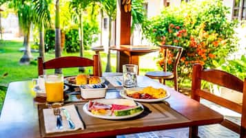 Opções para refeição ao ar livre