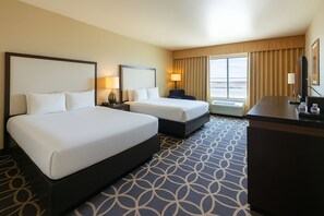 Deluxe Room, 2 Queen Beds, Non Smoking | Hypo-allergenic bedding, down comforters, in-room safe, desk