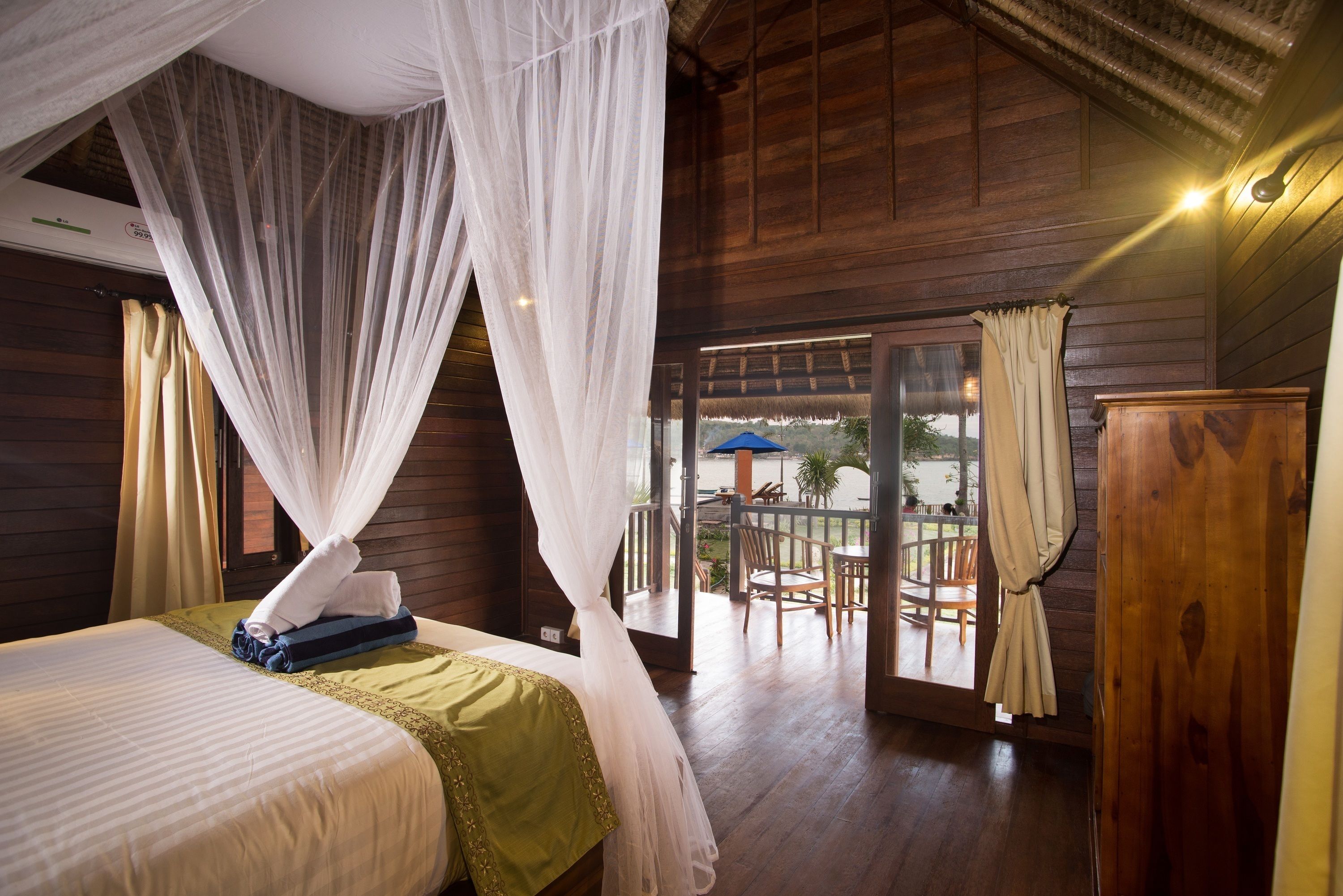 Bungalow, quang cảnh vườn | Minibar, truy cập Internet không dây miễn phí, bộ trải giường 