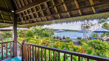 Bungalow, uitzicht op zee | Uitzicht vanaf balkon