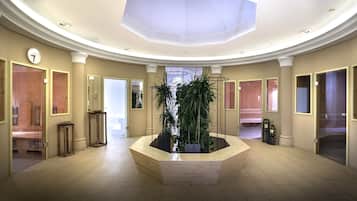 Sauna, höyrysauna, turkkilainen sauna, vartalohoitoja, aromaterapiaa