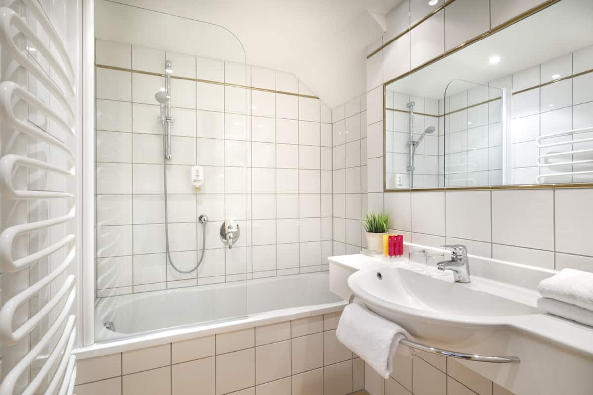 room (for 2 + 1) | bathroom | hair dryer, dressing gowns, slippers, towels