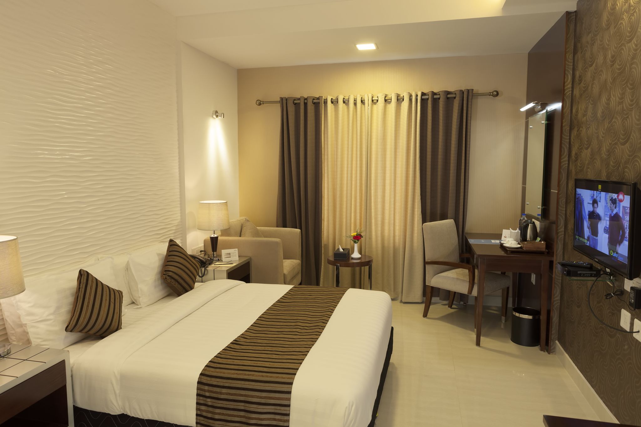 In-room safe, iron/ironing board, rollaway beds, free WiFi