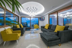 Sala de estar en el lobby