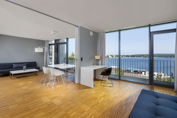 Apartament panoràmic, balcó, vistes al llac (AC) | Vista des de l'habitació