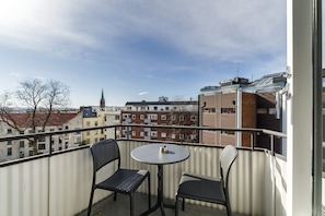 Uitzicht vanaf balkon