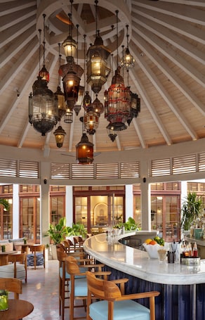 3 restaurants, breakfast, lunch, dinner served; French cuisine. Rosewood Baha Mar
