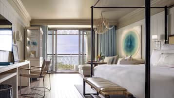 Premium bedding, minibar, in-room safe, desk